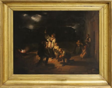 Angelo Inganni — Benedizione per scongiurare i danni del temporale